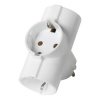 Разветвитель Smartbuy, 3 гнезда с заземлением круглый 16А 250B (SBE-16-A03-3z)