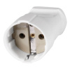Штепсельное гнездо Smartbuy, с заземлением белое 16А 250В (SBE-16-S01-wz)/480