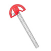 ЛИНЕЙКА РАЗМЕТОЧНАЯ VERTEXTOOLS PROFI 7в1, 300х25мм INOX+AL толщина 1,7 мм