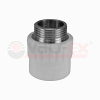 Муфта переходная с наружной резьбой  20 x 1/2 (150/30) (Valfex) СЕРАЯ
