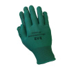 Перчатки из полиэстера с ПВХ точкой, 13 класс вязки, р-р 8,5 ЗЕЛЕНЫЕ