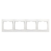 Рамка 4-местная горизонтальная белая Венера (SBE-01w-00-FR-4)