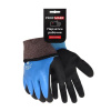 Перчатки полиэстер.СИНИЕ с усилен.лактес.покр.,10кл вязки, с вн. ворс.подкладкой(с ярлыкодержателем)