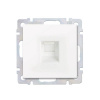 Розетка компьютерная RJ-45 белая Нептун (SBE-05w-S1-RJ)