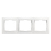 Рамка 3-местная горизонтальная белая Венера (SBE-01w-00-FR-3)