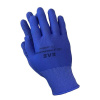 Перчатки из полиэстера с ПВХ точкой, 13 класс вязки, р-р 8,5 СИНИЕ