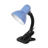 Настольный светильник Smartbuy Е27 с прищепкой  голубой (SBL-DeskS-Blue)