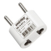 Адаптер-переходник на евро вилку Smartbuy белый 10А 250В (SBE-10-S07-w)
