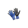 Перчатки из полиэстра с черным усиленным нитриловым покрытием Арматурщик