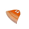 Грабли веерные пластмассовые 23 зуба Гардения оранж. 500мм // Инструм-Агро