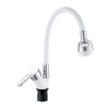 Смеситель Эверест для кухни с высоким изливом белый B59-274A