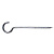 Крючок 3.0х30 мм С-образный, цинк (100 шт в пласт. конт.) STARFIX