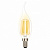 Светодиодная (LED) Свеча на ветру Лампа FIL Smartbuy-C37-8Вт/2700К/E14 (SBL-C37FCan-8-27K-E14)