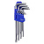 Ключи TORX, набор 9 штук, T10-T50, с отверстием, удлиненные, CR-V сталь, Smartbuy PRO TOOLS