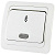 Переключатель на 2 направления с подсветкой 10А белый Валдай TDM