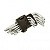 Ключи шестигранные Torx T10-T50 9шт//FASTER TOOLS