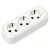 Колодка Smartbuy, 3 гнезда 16А/3,5кВт c заземлением (SBE-16-3-00-Z)