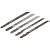 Набор лезвий для лобзика T144D, T244D, T101B, T101BR, T111C (уп 5 шт)//FASTER TOOLS