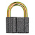 Замок навесной, корпус 61*46 мм, дужка d11 мм, 3 кл., //Smartbuy
