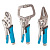 Набор зажимов ручных металлических, 3 шт, 100-125 мм, Smartbuy tools;