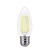 Светодиодная (LED) FILAMENT Лампа Smartbuy-C37-8W/6000/E27 (SBL-C37F-8-60K-E27); 