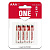 Батарейка алкалиновая Smartbuy ONE LR03/4B (48/480)  (SOBA-3A04B-Eco)