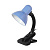 Настольный светильник Smartbuy Е27 с прищепкой  голубой (SBL-DeskS-Blue)