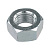 Гайка шестигранная М10 оцинкованная (пласт. контейнер 25 шт)//PROFMAER