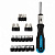 Отвертка реверсивная, с 28 битами, SL, PH, HEX, TORX, головки, CR-V сталь Smartbuy Tools