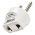 Адаптер-переходник на евро вилку Smartbuy белый 16А 250В (SBE-16-S07-w)